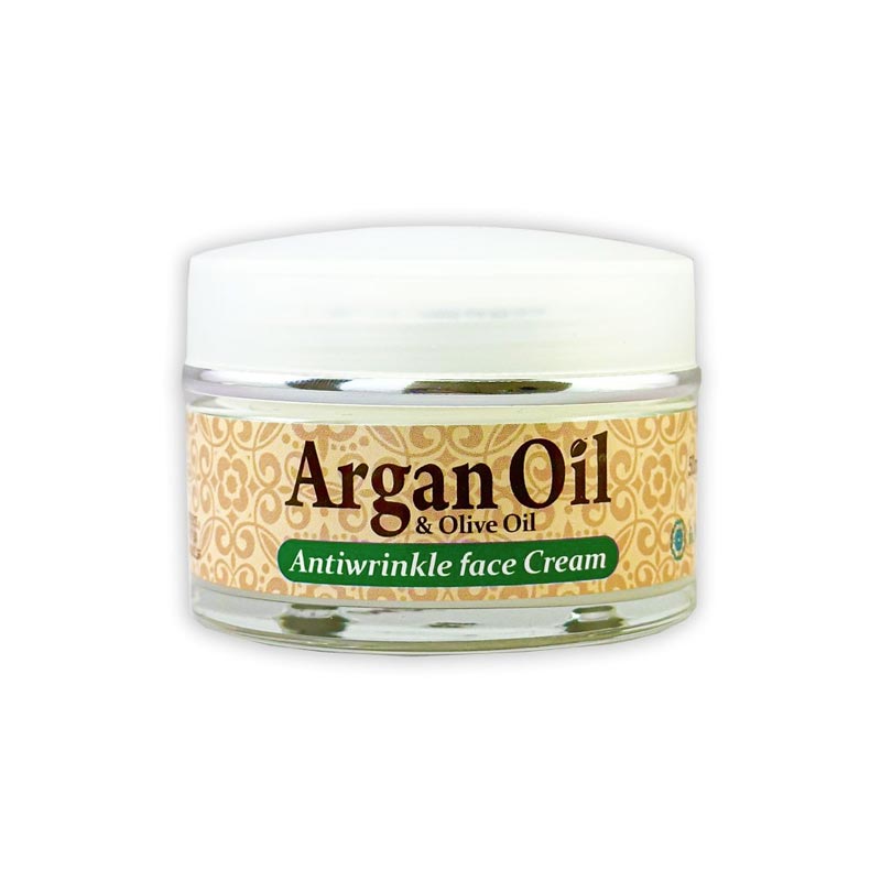 The Olive Tree Anti-Wrinkle Cream Herbolive Argan Face Antiwrinkle Cream for Normal & Combination Skin