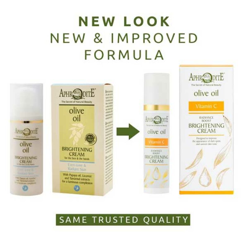 The Olive Tree Face Care Aphrodite Vitamin C Radiance Boost Brightening Cream