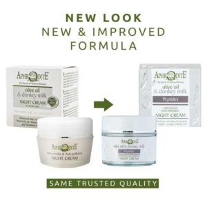 The Olive Tree Face Care Aphrodite Olive Oil & Donkey Milk Peptides Advanced Anti-Wrinkle Night Cream