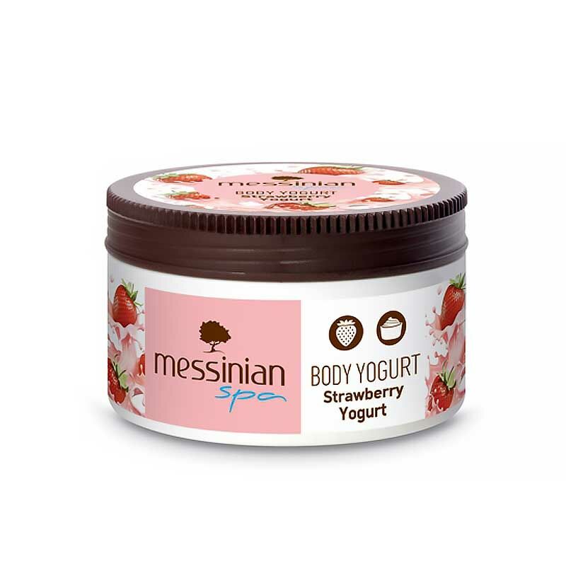 The Olive Tree Body Care Messinian Spa Body Yogurt Strawberry & Yogurt – 250ml