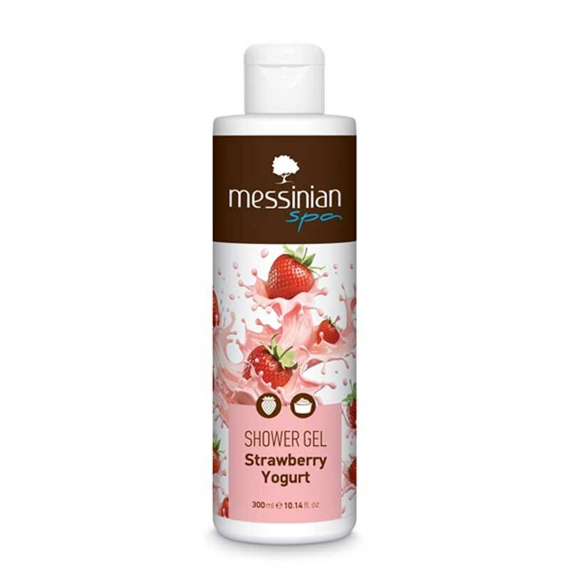 The Olive Tree Body Care Messinian Spa Shower Gel Strawberry & Yogurt – 300ml