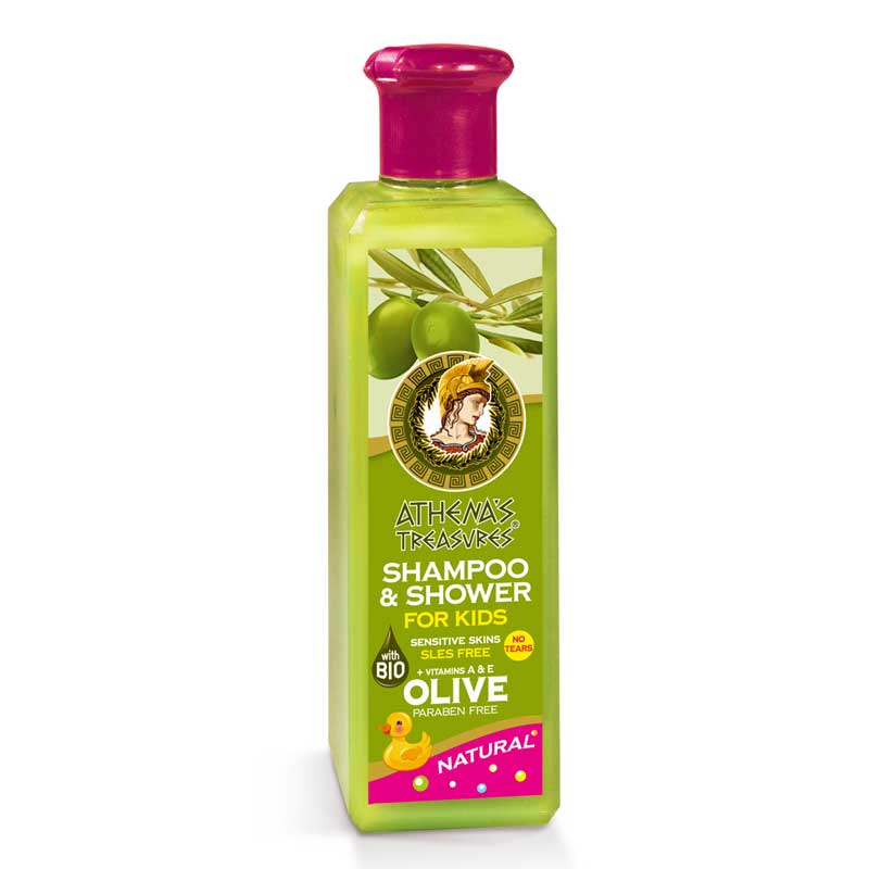 The Olive Tree Babies & Kids Care Athena’s Treasures Shampoo & Shower Gel For Kids – 250ml