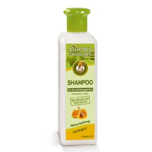 The Olive Tree Hair Care Athena’s Treasures Shampoo Honey Dry & Damaged Hair – 250ml